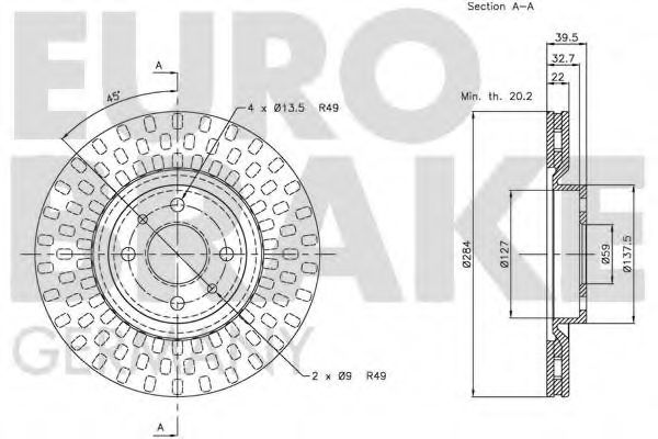 EUROBRAKE 5815202327