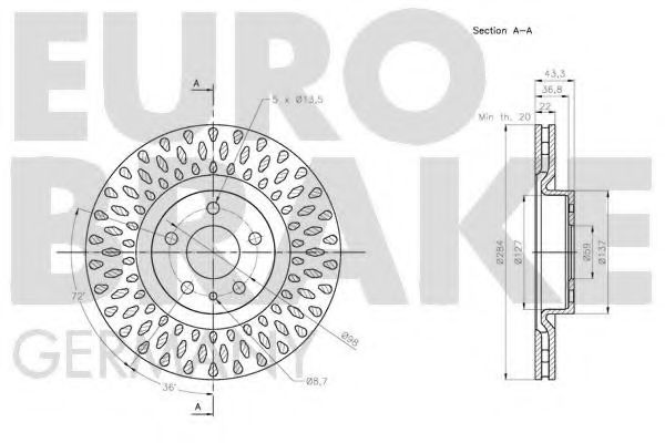 EUROBRAKE 5815202367