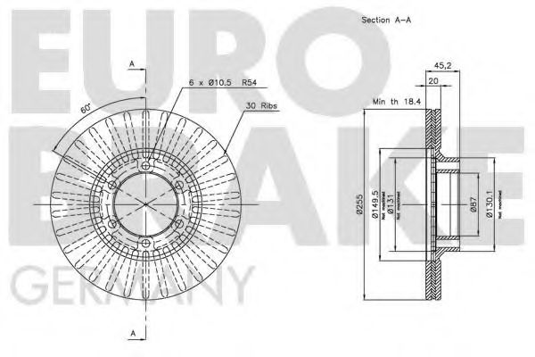 EUROBRAKE 5815203003