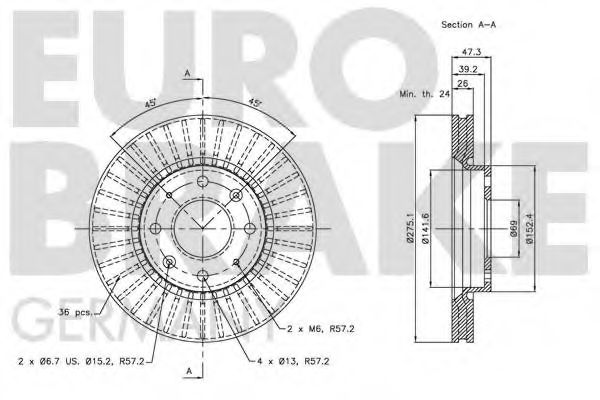 EUROBRAKE 5815203512