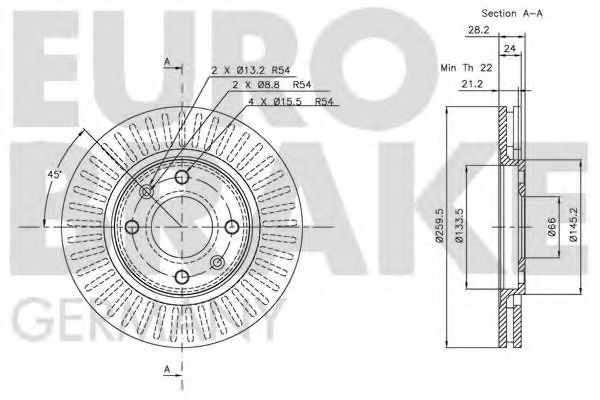 EUROBRAKE 5815203719