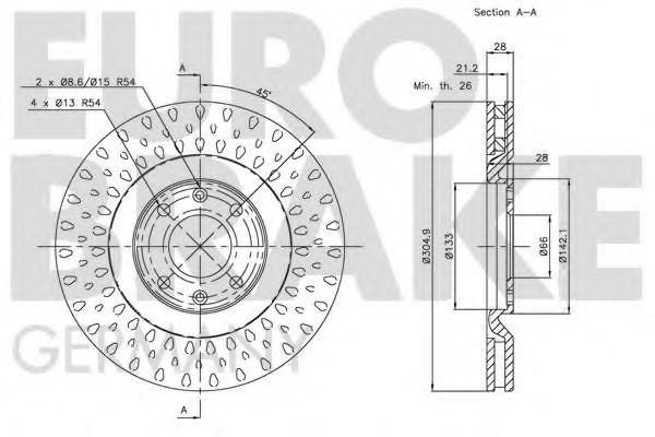 EUROBRAKE 5815203726