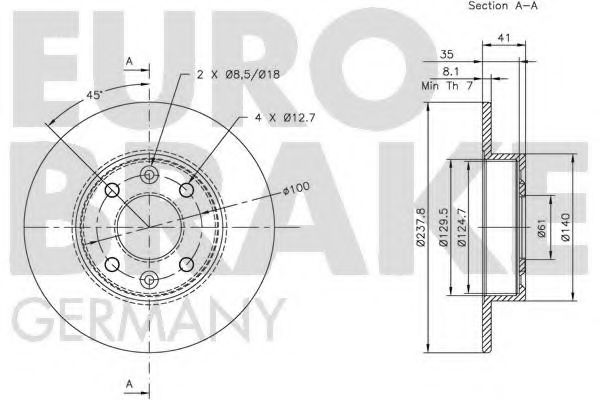 EUROBRAKE 5815203906