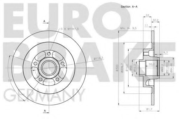 EUROBRAKE 5815203972