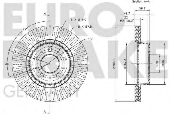 EUROBRAKE 5815204826