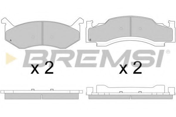 BREMSI BP2794