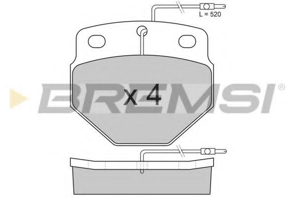 BREMSI BP7297