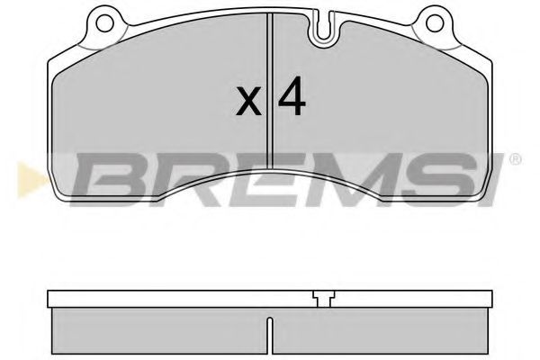 BREMSI BP7333