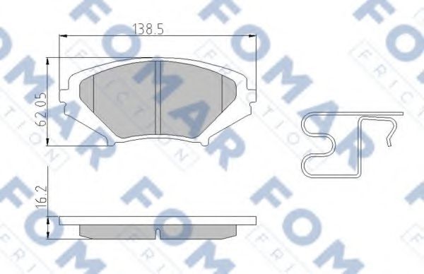 FOMAR Friction FO 968881