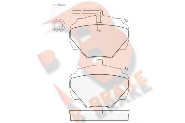 R BRAKE RB0702