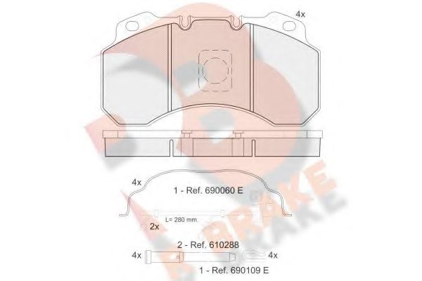 R BRAKE RB1280-119