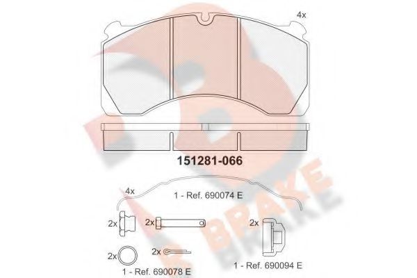 R BRAKE RB1281