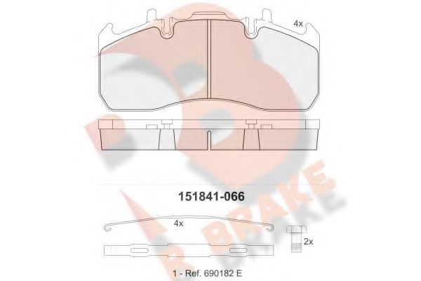 R BRAKE RB1841-066