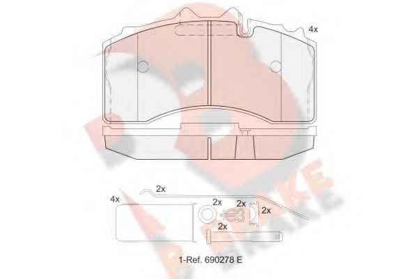 R BRAKE RB2047-066