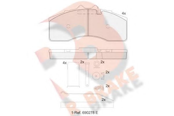R BRAKE RB2125-066