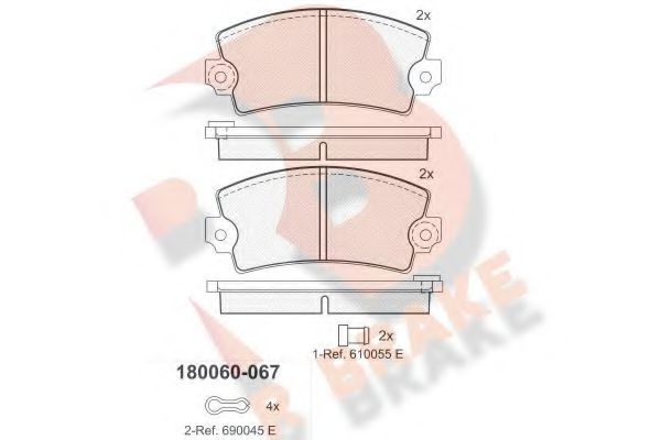 R BRAKE RB0060-067
