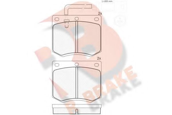 R BRAKE RB0402