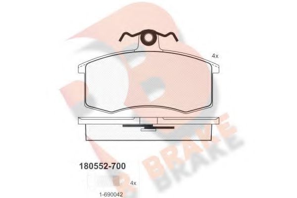 R BRAKE RB0552-700