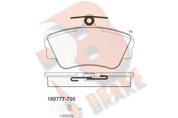 R BRAKE RB0777-700