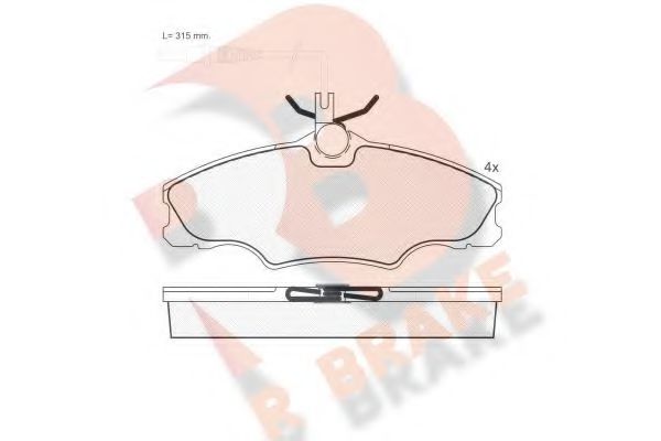 R BRAKE RB1107