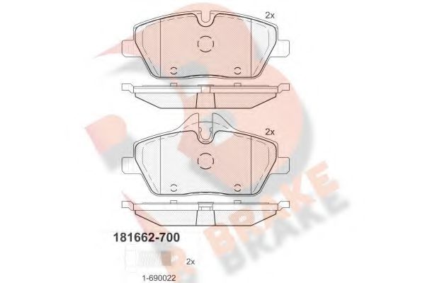 R BRAKE RB1662-700