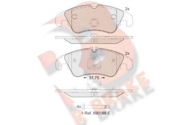 R BRAKE RB1862-203