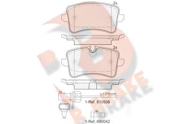 R BRAKE RB1986-203