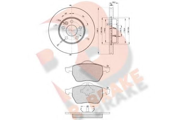 R BRAKE 3R11391093