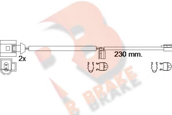 R BRAKE 610611RB