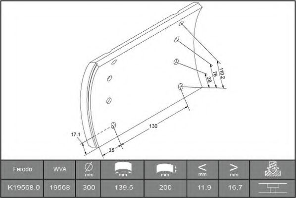 FERODO K19568.0-F3670