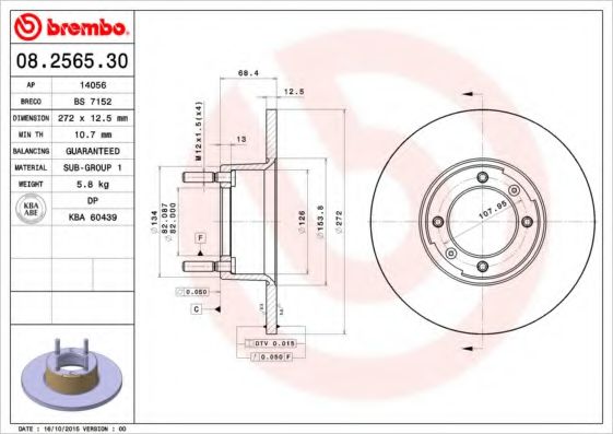 BREMBO 08.2565.30