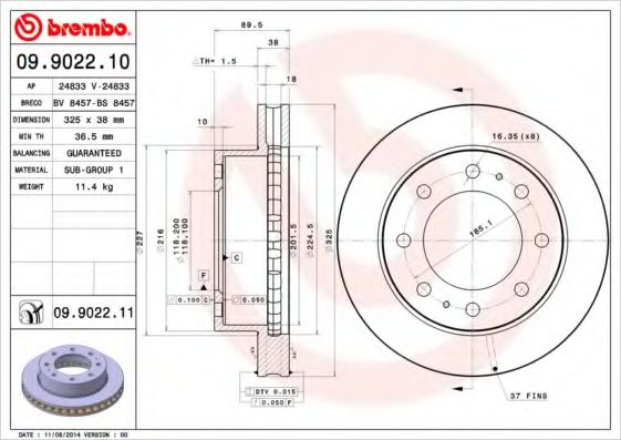 BREMBO 09.9022.10
